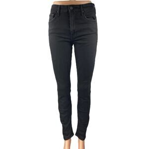 Mother The Looker Women's Black High Waisted Skinny Denim Jeans Pants Size 28